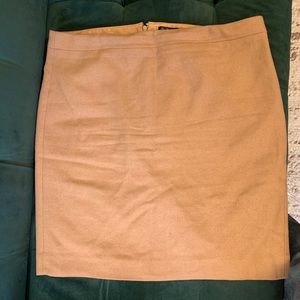 J. Crew Pencil Skirt, size 16, camel
